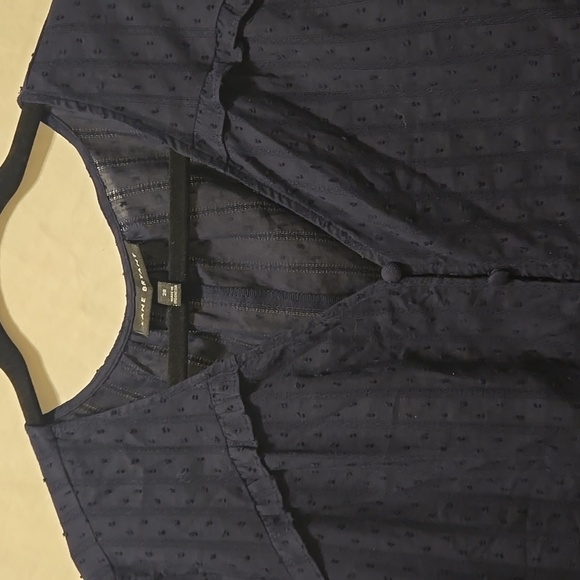 Lane Bryant Ruffle Flutter Sleeve Top size 26 - Picture 2 of 5